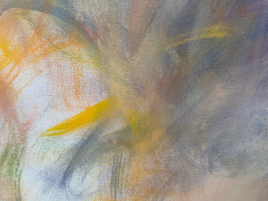 Gerrit Greve (1948-2024, Cardiff by the Sea, CA) Original Acrylic Painting On Canvas Titled 'The Unmaking 5' 2018 Signed Lower Right And Verso 48 X 48 Estimate $2,300 - $2,900 [Photo 3]