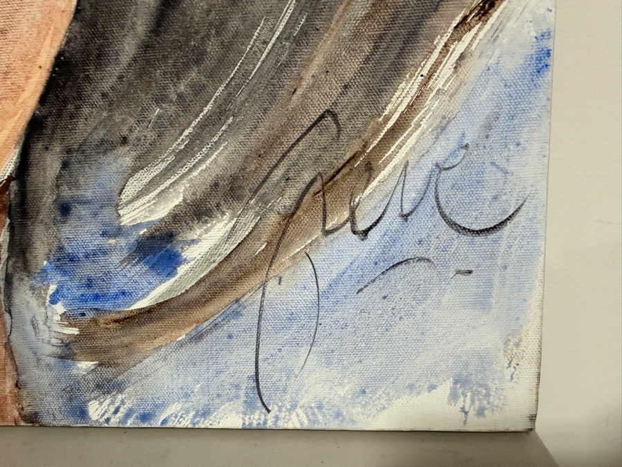 Gerrit Greve (1948-2024, Cardiff by the Sea, CA) Original Acrylic Painting On Canvas  Signed Lower Right 48 X 48 Estimate $2,300 - $2,900 [Photo 4]