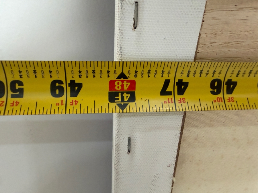Gerrit Greve (1948-2024, Cardiff by the Sea, CA) Original Acrylic Painting On Canvas Titled 'Wordless 03 - Midnight Blues' 2017 Signed Verso 48 X 48 Estimate $2,300 - $2,900 [Photo 7]