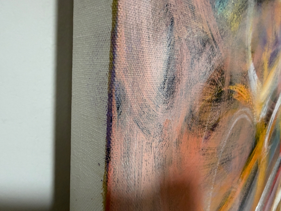 Gerrit Greve (1948-2024, Cardiff by the Sea, CA) Original Acrylic Painting On Canvas  Signed Lower Left 48 X 48 Estimate $2,300 - $2,900 [Photo 5]