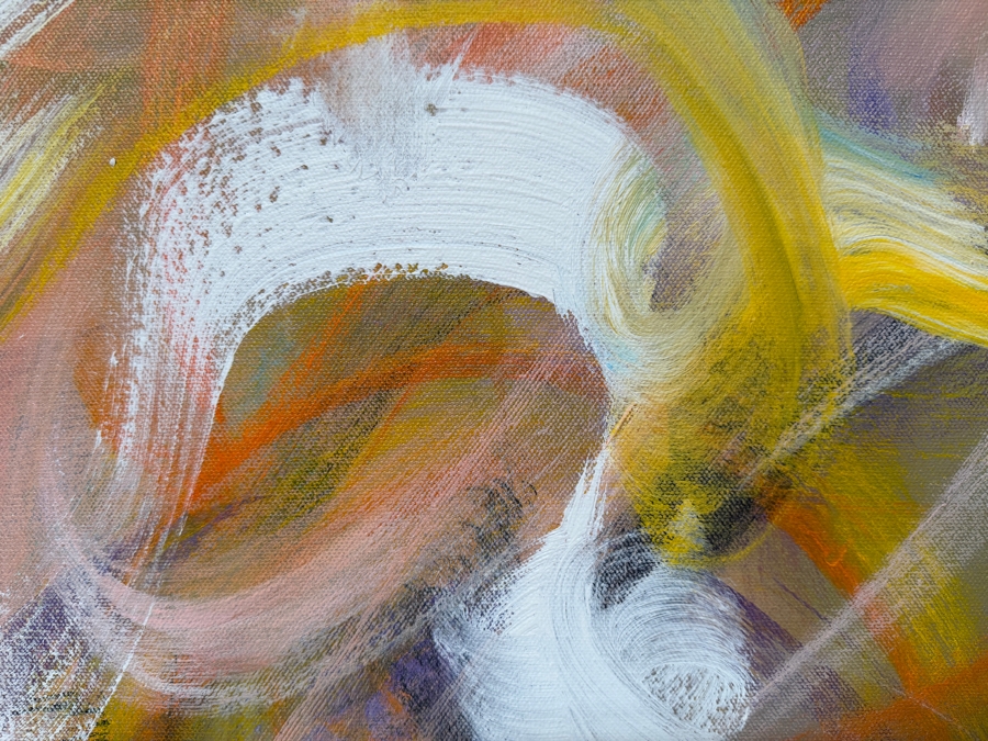 Gerrit Greve (1948-2024, Cardiff by the Sea, CA) Original Acrylic Painting On Canvas  Signed Lower Left 48 X 48 Estimate $2,300 - $2,900 [Photo 3]