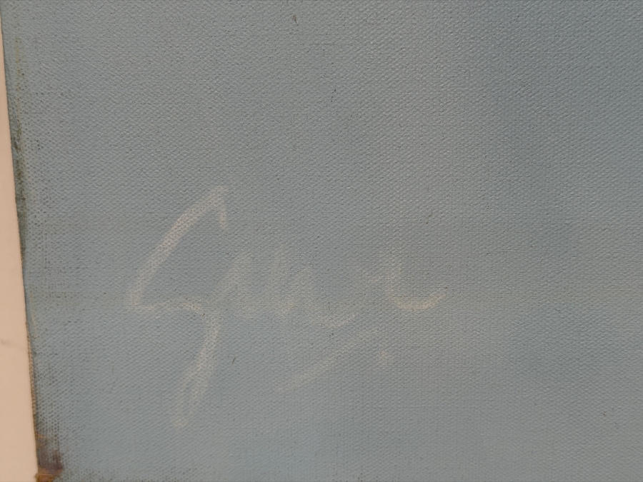 Gerrit Greve (1948-2024, Cardiff by the Sea, CA) Original Acrylic Painting On Canvas Titled 'Figurehead'  Signed Lower Left 48 X 48 Estimate $2,300 - $2,900 [Photo 5]