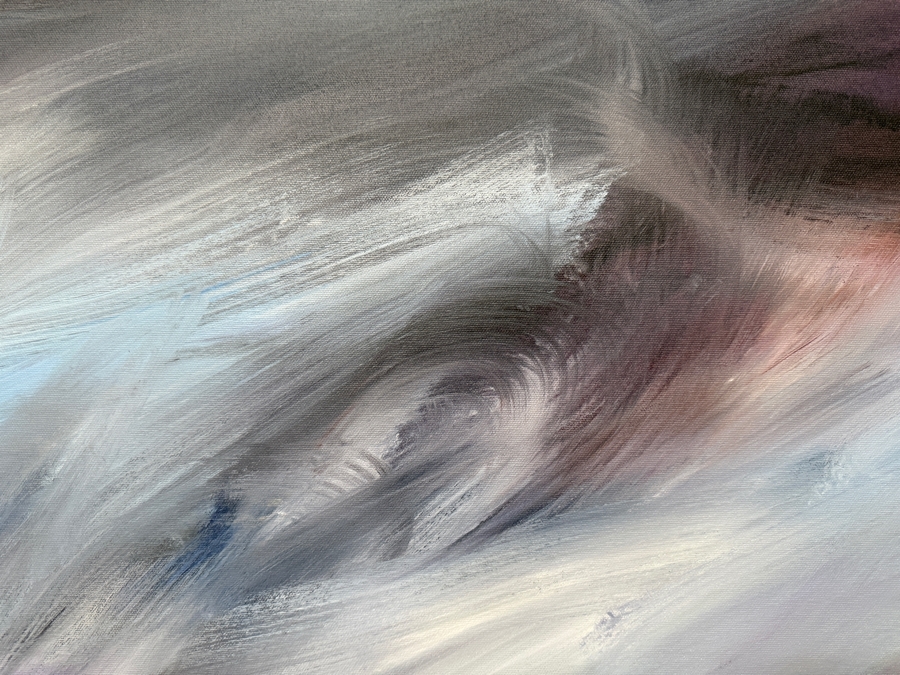 Gerrit Greve (1948-2024, Cardiff by the Sea, CA) Original Acrylic Painting On Canvas Titled 'Mindscape 023' 2004 Signed Verso 48 X 48 Estimate $2,300 - $2,900 [Photo 4]