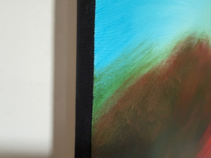 Gerrit Greve (1948-2024, Cardiff by the Sea, CA) Original Acrylic Painting On Canvas Titled 'Mindscape 009' 2004 Signed Verso 48 X 48 Estimate $2,300 - $2,900 [Photo 4]