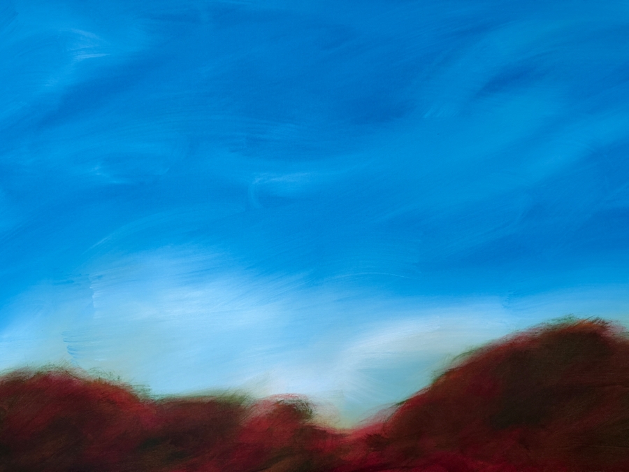 Gerrit Greve (1948-2024, Cardiff by the Sea, CA) Original Acrylic Painting On Canvas Titled 'Mindscape 009' 2004 Signed Verso 48 X 48 Estimate $2,300 - $2,900 [Photo 3]
