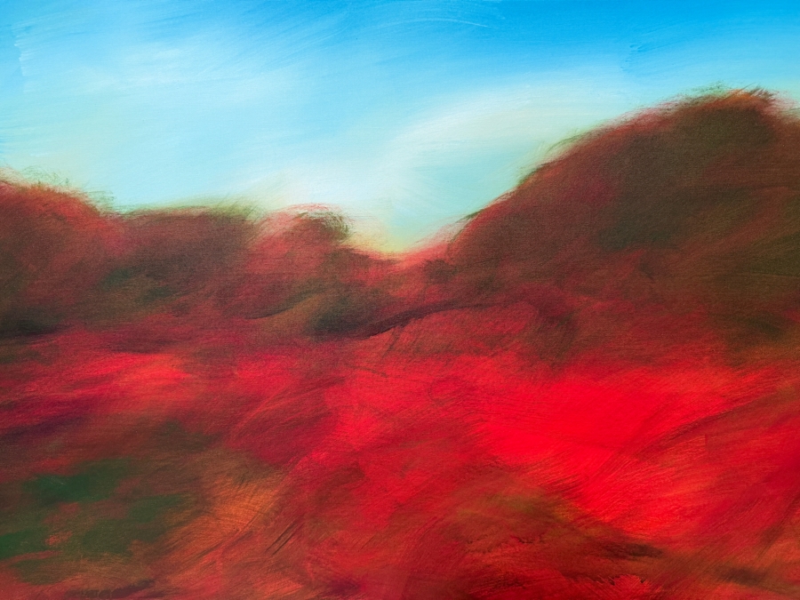 Gerrit Greve (1948-2024, Cardiff by the Sea, CA) Original Acrylic Painting On Canvas Titled 'Mindscape 009' 2004 Signed Verso 48 X 48 Estimate $2,300 - $2,900 [Photo 2]