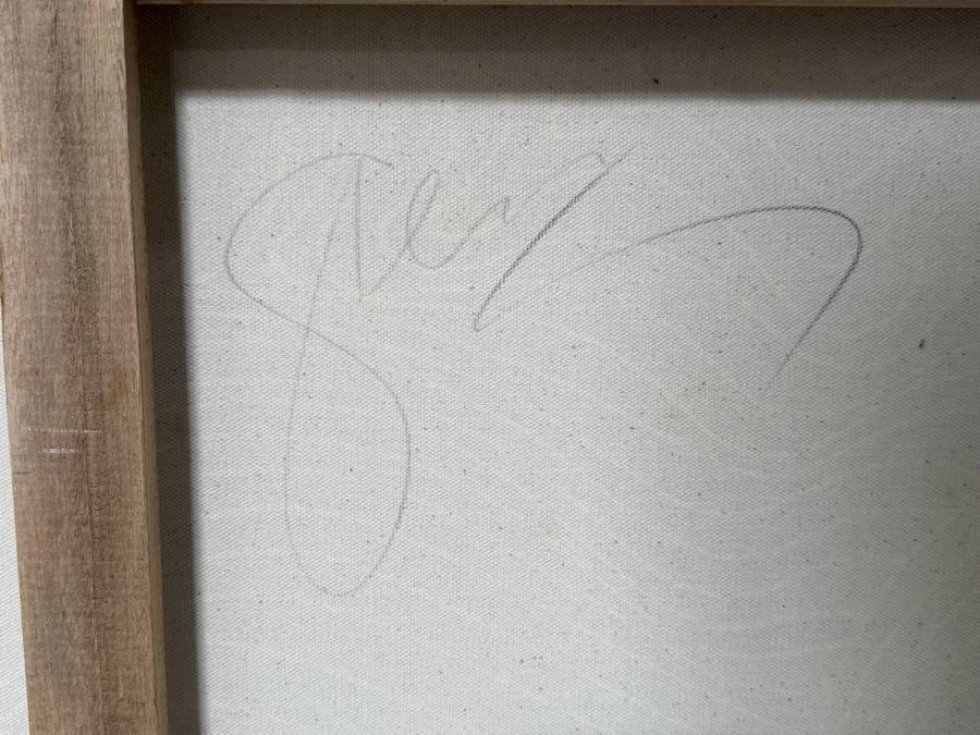 Gerrit Greve (1948-2024, Cardiff by the Sea, CA) Original Acrylic Painting On Canvas  Signed Verso 36 X 24 Estimate $900 - $1,100 [Photo 4]