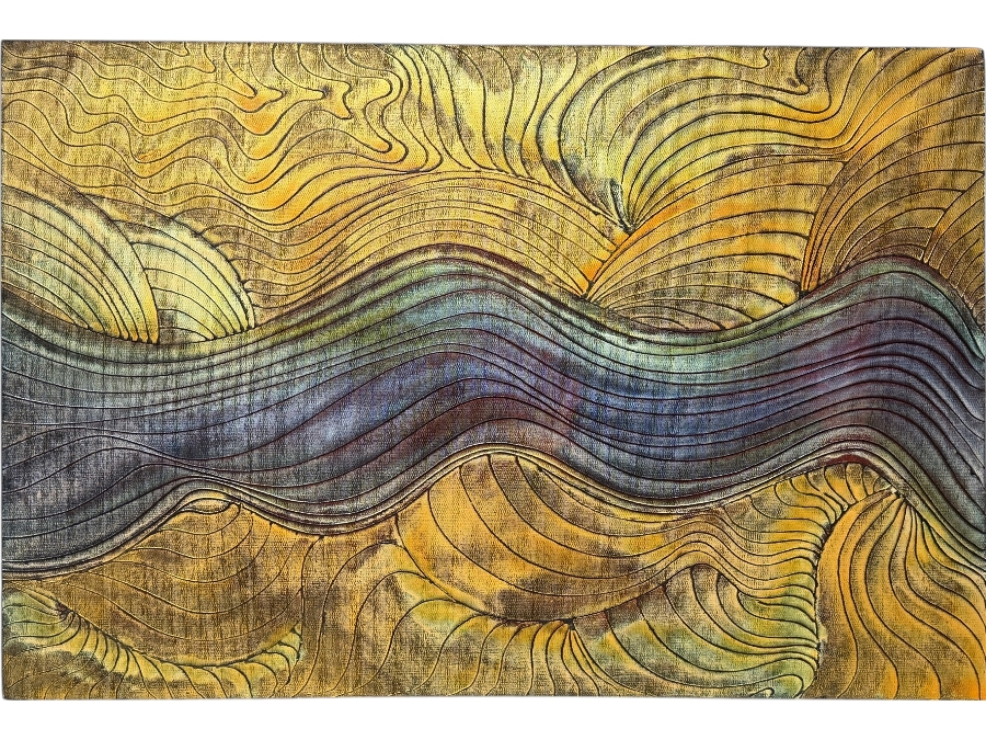 Gerrit Greve (1948-2024, Cardiff by the Sea, CA) Original Acrylic Painting On Canvas  Signed Verso 36 X 24 Estimate $900 - $1,100