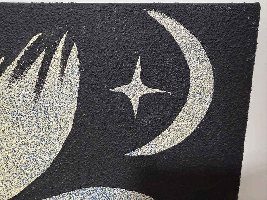 Gerrit Greve (1948-2024, Cardiff by the Sea, CA) Original Acrylic And Sand Painting On Canvas 2014 Signed Verso 18 X 24 Estimate $400 - $500 [Photo 3]