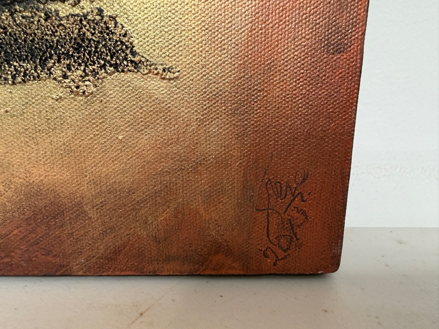 Gerrit Greve (1948-2024, Cardiff by the Sea, CA) Original Acrylic And Sand Painting On Canvas 2013 Signed Lower Right 18 X 24 Estimate $400 - $500 [Photo 3]