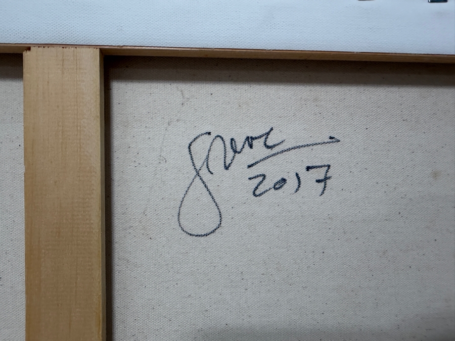 Gerrit Greve (1948-2024, Cardiff by the Sea, CA) Original Acrylic Painting On Canvas 2017 Signed Verso 24 X 18 Estimate $400 - $500 [Photo 5]