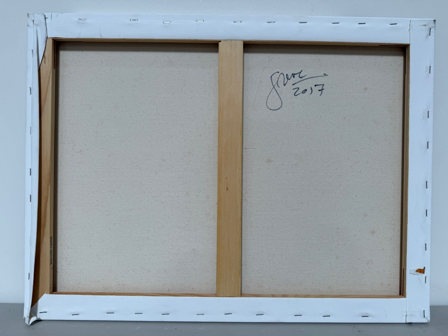 Gerrit Greve (1948-2024, Cardiff by the Sea, CA) Original Acrylic Painting On Canvas 2017 Signed Verso 24 X 18 Estimate $400 - $500 [Photo 4]