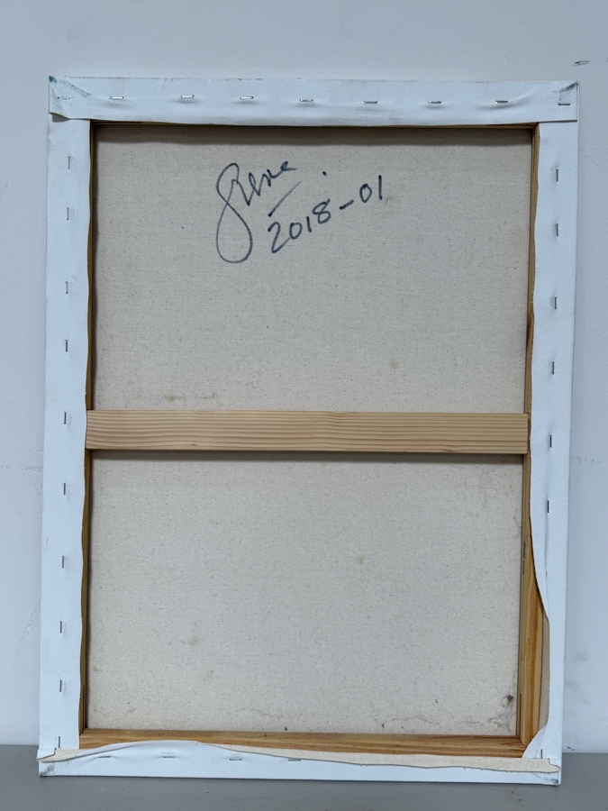 Gerrit Greve (1948-2024, Cardiff by the Sea, CA) Original Acrylic Painting On Canvas 2018 Signed Verso 18 X 24 Estimate $400 - $500 [Photo 4]