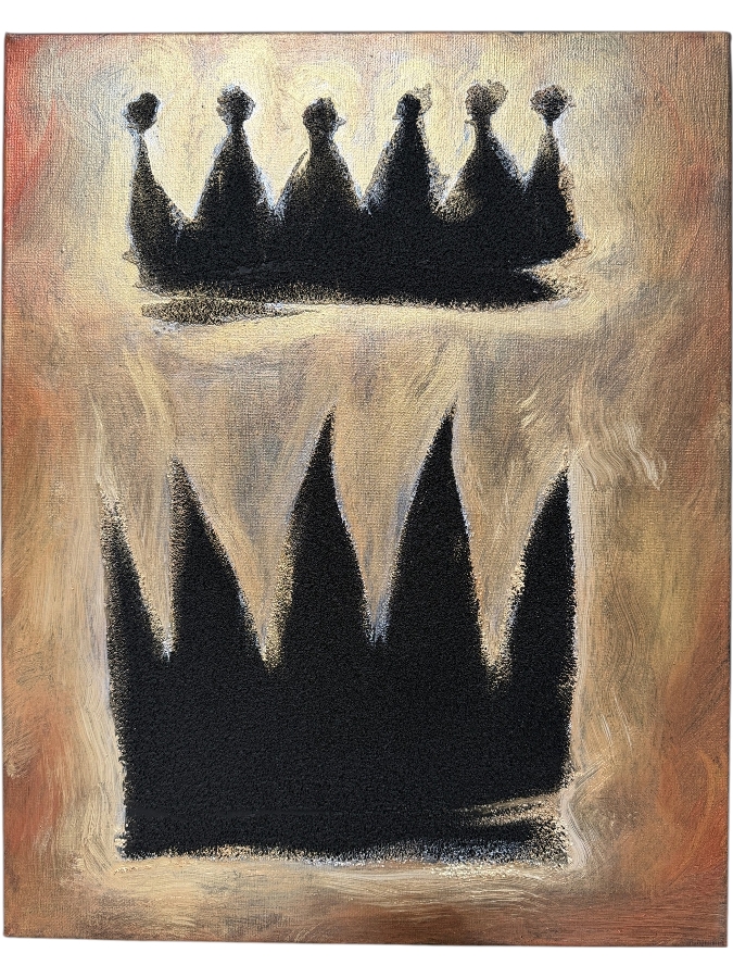 Gerrit Greve (1948-2024, Cardiff by the Sea, CA) Original Acrylic And Sand Painting On Canvas 2013 Signed Verso 16 X 20 Estimate $300 - $400