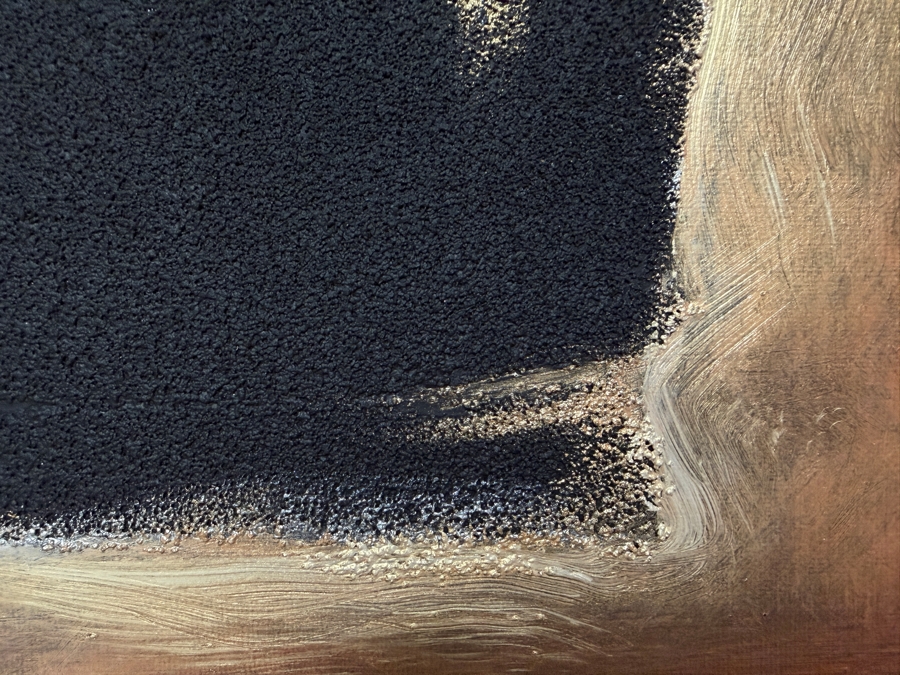 Gerrit Greve (1948-2024, Cardiff by the Sea, CA) Original Acrylic And Sand Painting On Canvas 2013 Signed Verso 16 X 20 Estimate $300 - $400 [Photo 3]