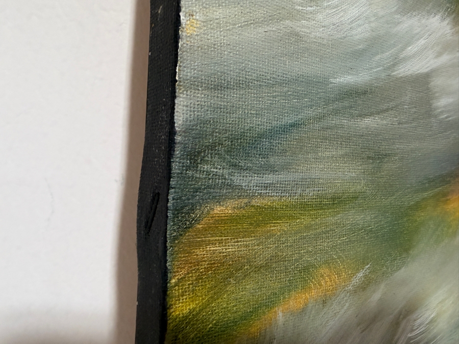 Gerrit Greve (1948-2024, Cardiff by the Sea, CA) Original Acrylic Painting On Canvas Titled 'Ocean Study 29' 2003 Signed Lower Left And Verso 20 X 16 Estimate $300 - $400 [Photo 4]
