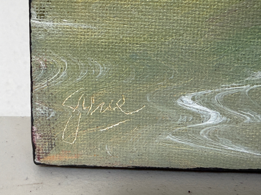 Gerrit Greve (1948-2024, Cardiff by the Sea, CA) Original Acrylic Painting On Canvas Titled 'Ocean Study 29' 2003 Signed Lower Left And Verso 20 X 16 Estimate $300 - $400 [Photo 3]