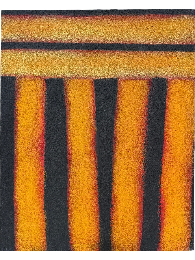 Gerrit Greve (1948-2024, Cardiff by the Sea, CA) Original Acrylic And Sand Painting On Canvas   16 X 20 Estimate $300 - $400