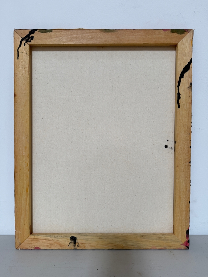 Gerrit Greve (1948-2024, Cardiff by the Sea, CA) Original Acrylic And Sand Painting On Canvas Titled 'Sacrament'   16 X 20 Estimate $300 - $400 [Photo 5]
