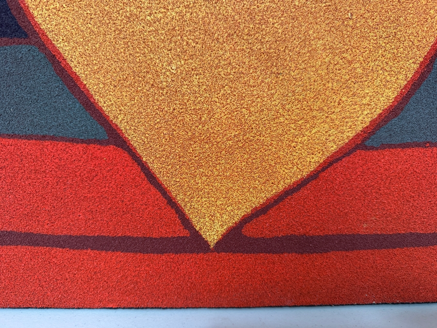 Gerrit Greve (1948-2024, Cardiff by the Sea, CA) Original Acrylic And Sand Painting On Canvas  Signed Verso 20 X 16 Estimate $300 - $400 [Photo 3]