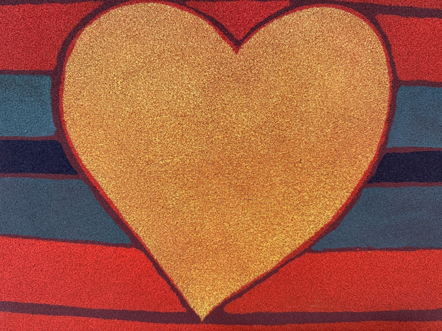 Gerrit Greve (1948-2024, Cardiff by the Sea, CA) Original Acrylic And Sand Painting On Canvas  Signed Verso 20 X 16 Estimate $300 - $400 [Photo 2]