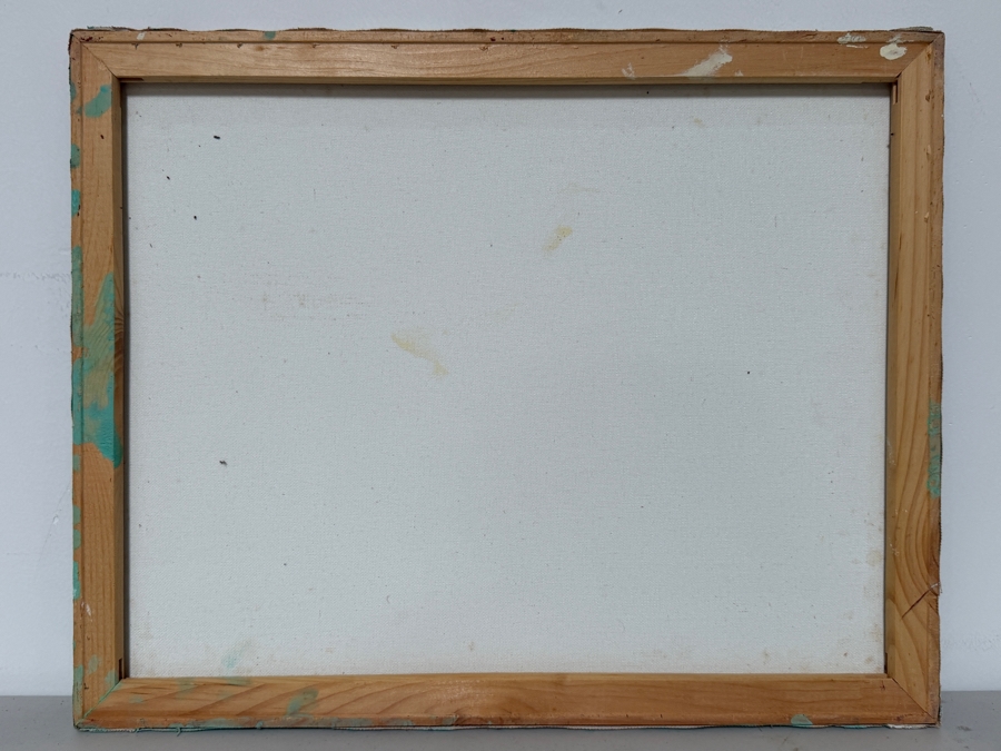 Gerrit Greve (1948-2024, Cardiff by the Sea, CA) Original Acrylic And Sand Painting On Canvas   20 X 16 Estimate $300 - $400 [Photo 4]