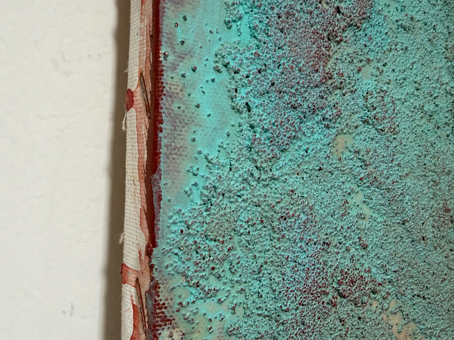 Gerrit Greve (1948-2024, Cardiff by the Sea, CA) Original Acrylic And Sand Painting On Canvas   20 X 16 Estimate $300 - $400 [Photo 4]
