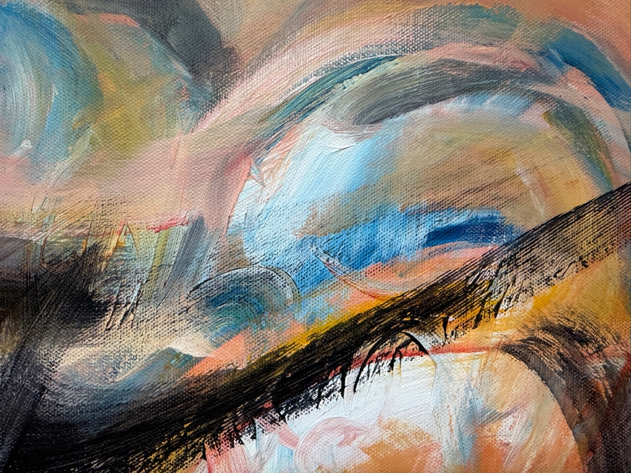 Gerrit Greve (1948-2024, Cardiff by the Sea, CA) Original Acrylic Painting On Canvas 2016 Signed Verso 18 X 24 Estimate $400 - $500 [Photo 3]