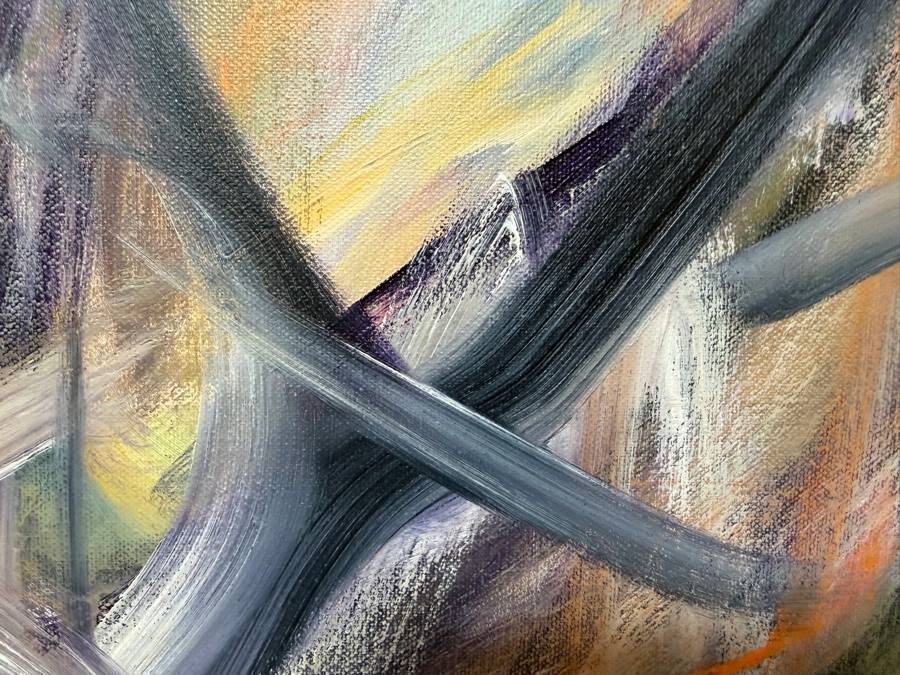 Gerrit Greve (1948-2024, Cardiff by the Sea, CA) Original Acrylic Painting On Canvas 2016 Signed Verso 18 X 24 Estimate $400 - $500 [Photo 4]