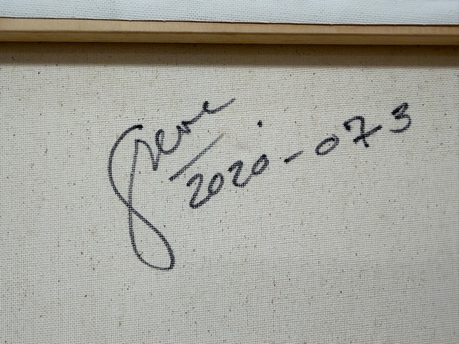 Gerrit Greve (1948-2024, Cardiff by the Sea, CA) Original Acrylic Painting On Canvas 2020 Signed Verso 16 X 20 Estimate $300 - $400 [Photo 5]