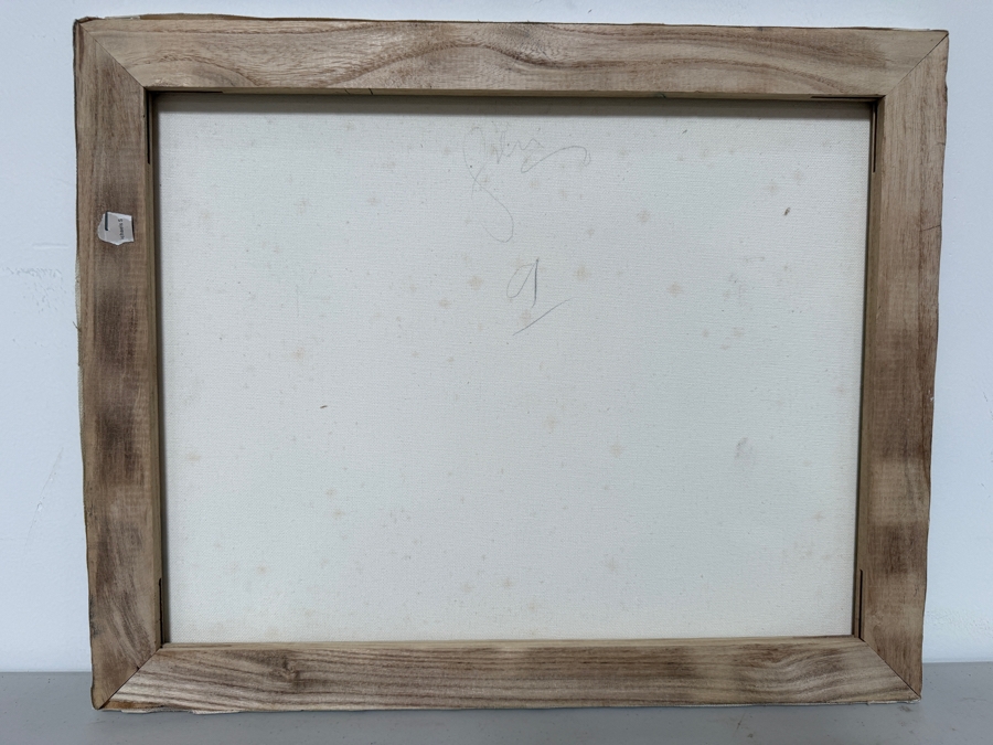 Gerrit Greve (1948-2024, Cardiff by the Sea, CA) Original Acrylic Painting On Canvas Titled '9'  Signed Verso 20 X 16 Estimate $300 - $400 [Photo 5]
