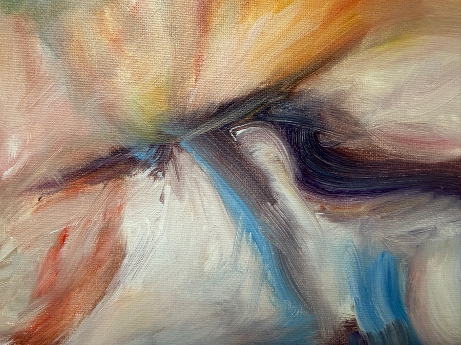 Gerrit Greve (1948-2024, Cardiff by the Sea, CA) Original Acrylic Painting On Canvas Titled '9'  Signed Verso 20 X 16 Estimate $300 - $400 [Photo 2]