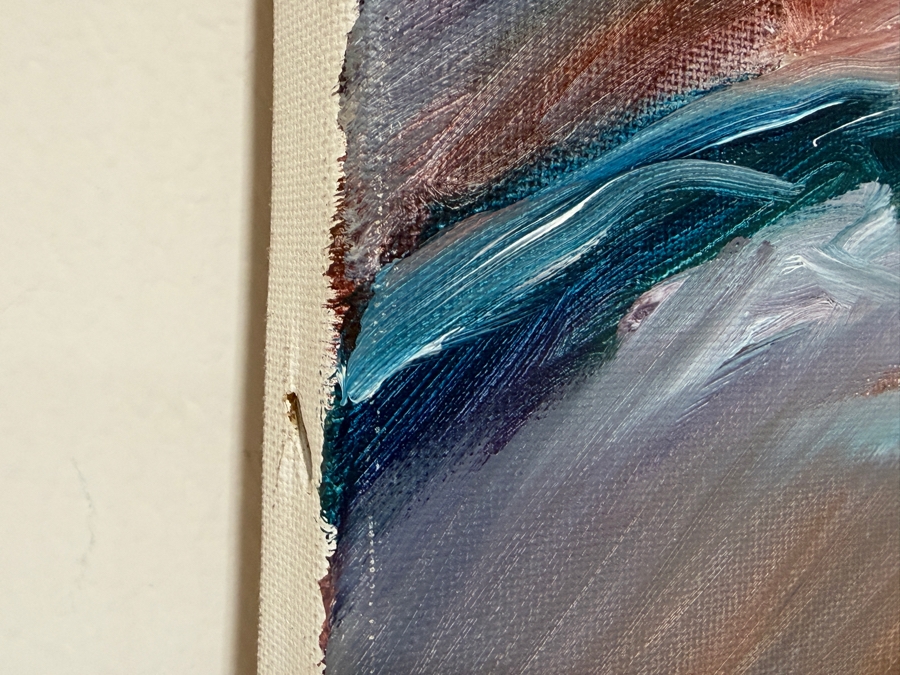 Gerrit Greve (1948-2024, Cardiff by the Sea, CA) Original Acrylic Painting On Canvas  Signed Verso 20 X 16 Estimate $300 - $400 [Photo 3]