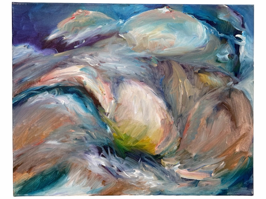 Gerrit Greve (1948-2024, Cardiff by the Sea, CA) Original Acrylic Painting On Canvas  Signed Verso 20 X 16 Estimate $300 - $400