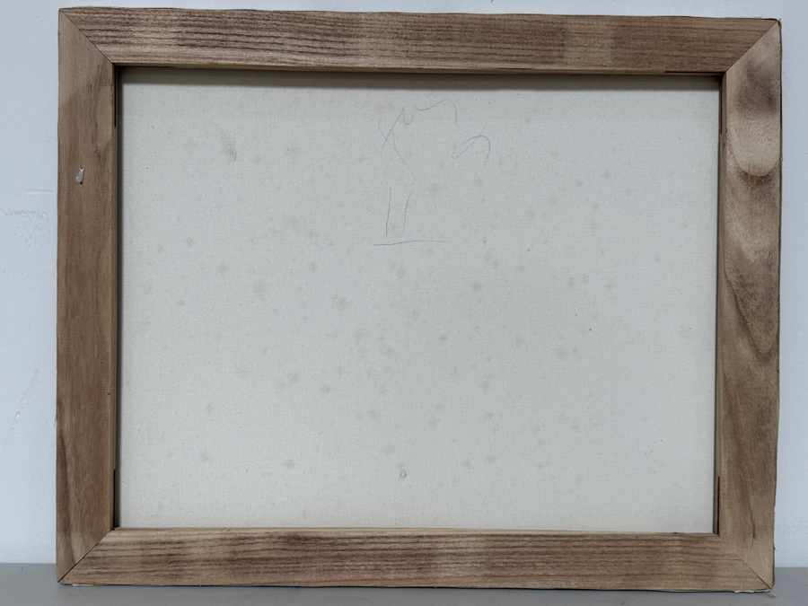 Gerrit Greve (1948-2024, Cardiff by the Sea, CA) Original Acrylic Painting On Canvas  Signed Verso 20 X 16 Estimate $300 - $400 [Photo 4]