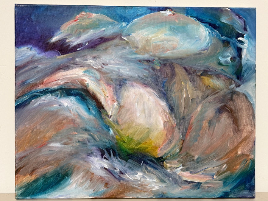 Gerrit Greve (1948-2024, Cardiff by the Sea, CA) Original Acrylic Painting On Canvas  Signed Verso 20 X 16 Estimate $300 - $400 [Photo 6]