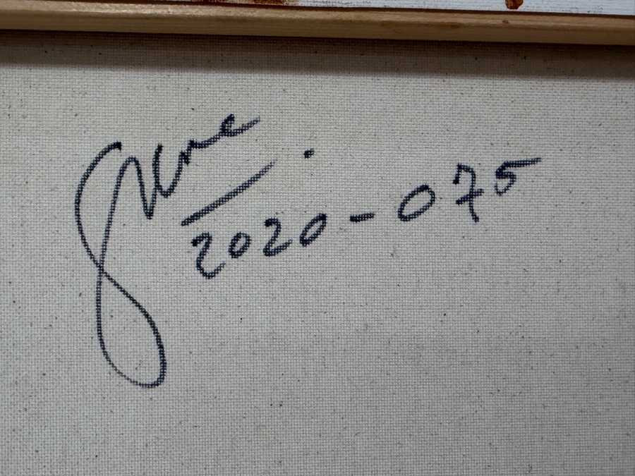 Gerrit Greve (1948-2024, Cardiff by the Sea, CA) Original Acrylic Painting On Canvas 2020 Signed Verso 16 X 20 Estimate $300 - $400 [Photo 5]