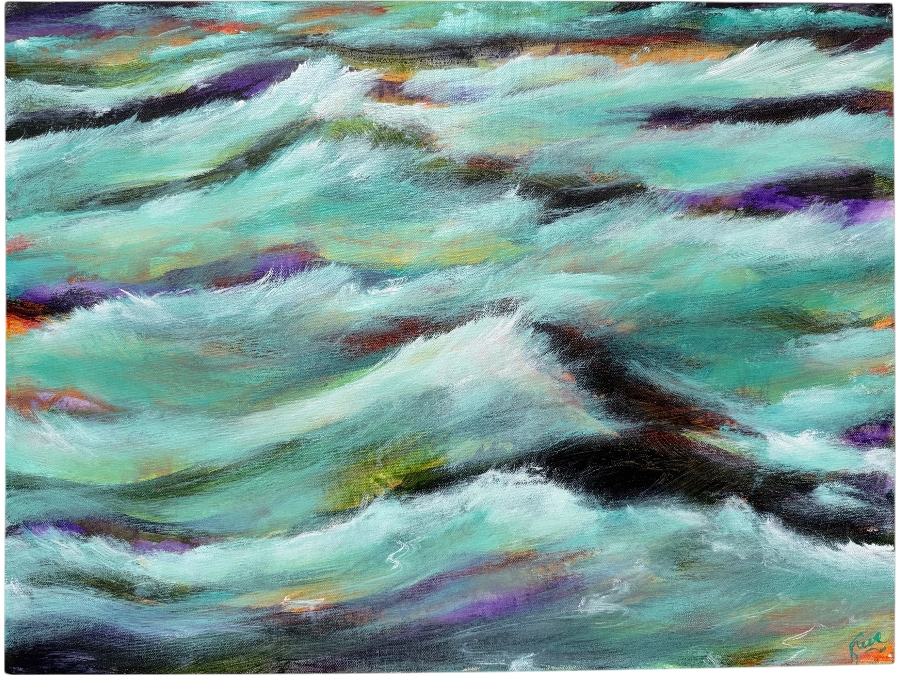 Gerrit Greve (1948-2024, Cardiff by the Sea, CA) Original Acrylic Painting On Canvas  Signed Lower Right 24 X 18 Estimate $400 - $500