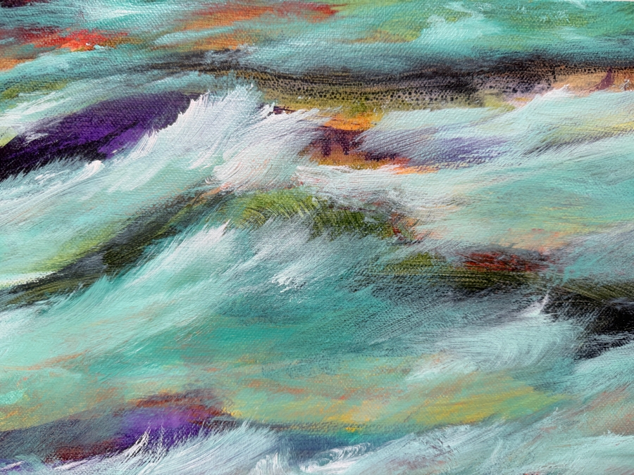 Gerrit Greve (1948-2024, Cardiff by the Sea, CA) Original Acrylic Painting On Canvas  Signed Lower Right 24 X 18 Estimate $400 - $500 [Photo 3]