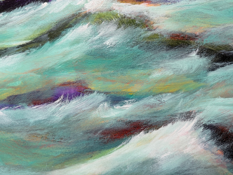 Gerrit Greve (1948-2024, Cardiff by the Sea, CA) Original Acrylic Painting On Canvas  Signed Lower Right 24 X 18 Estimate $400 - $500 [Photo 2]