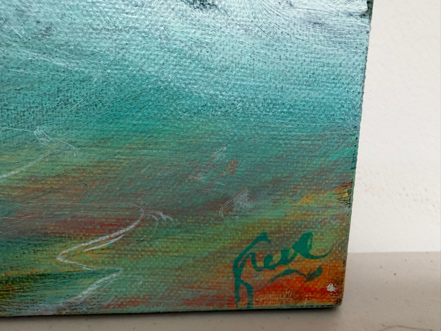 Gerrit Greve (1948-2024, Cardiff by the Sea, CA) Original Acrylic Painting On Canvas  Signed Lower Right 24 X 18 Estimate $400 - $500 [Photo 4]