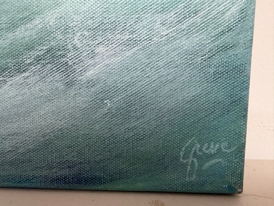 Gerrit Greve (1948-2024, Cardiff by the Sea, CA) Original Acrylic Painting On Canvas 2018 Signed Lower Right And Verso 24 X 18 Estimate $400 - $500 [Photo 3]