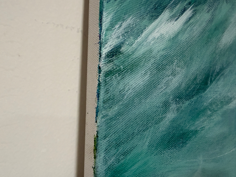 Gerrit Greve (1948-2024, Cardiff by the Sea, CA) Original Acrylic Painting On Canvas 2018 Signed Lower Right And Verso 24 X 18 Estimate $400 - $500 [Photo 4]