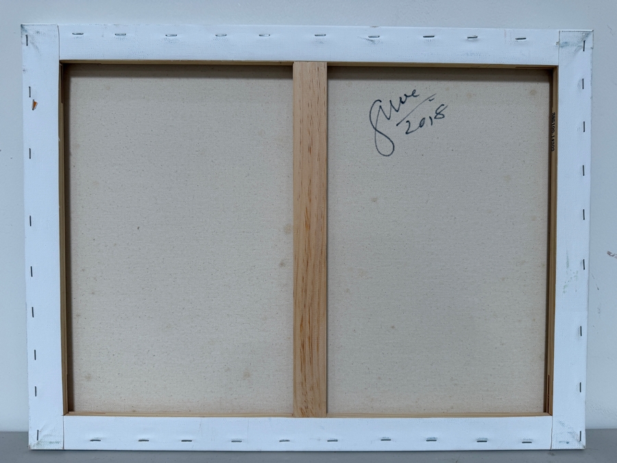 Gerrit Greve (1948-2024, Cardiff by the Sea, CA) Original Acrylic Painting On Canvas 2018 Signed Lower Right And Verso 24 X 18 Estimate $400 - $500 [Photo 5]