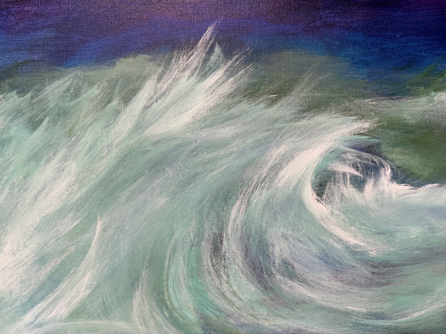 Gerrit Greve (1948-2024, Cardiff by the Sea, CA) Original Acrylic Painting On Canvas 2018 Signed Lower Right And Verso 24 X 18 Estimate $400 - $500 [Photo 2]