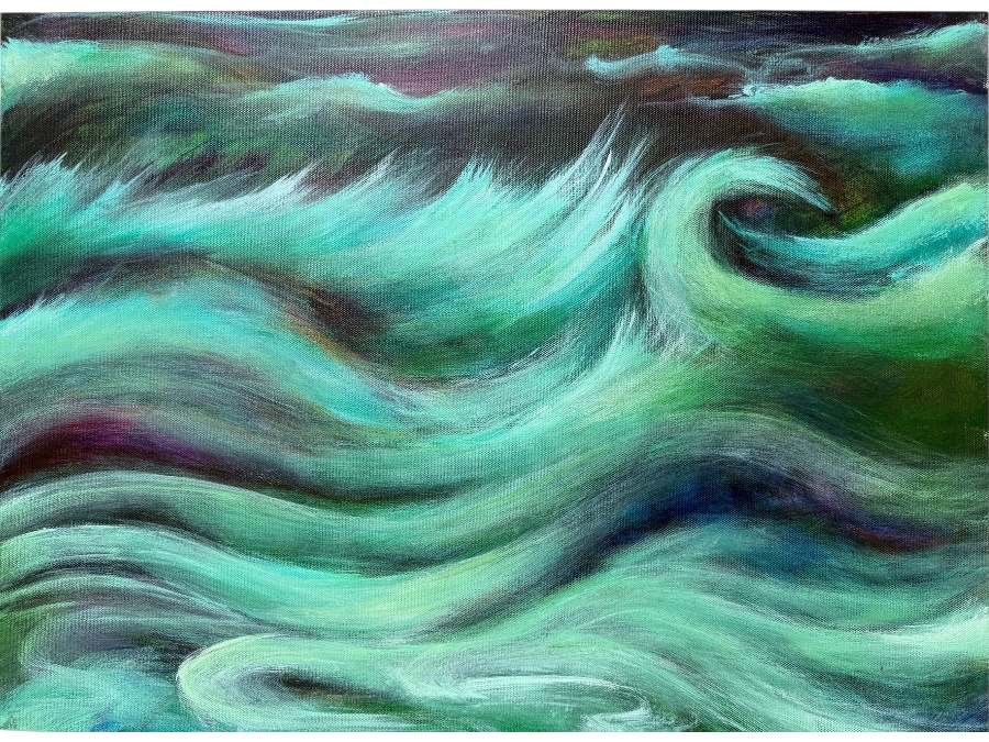 Gerrit Greve (1948-2024, Cardiff by the Sea, CA) Original Acrylic Painting On Canvas 2018 Signed Verso 24 X 18 Estimate $400 - $500