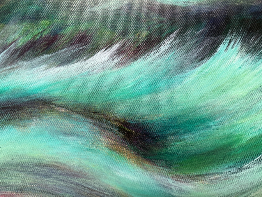 Gerrit Greve (1948-2024, Cardiff by the Sea, CA) Original Acrylic Painting On Canvas 2018 Signed Verso 24 X 18 Estimate $400 - $500 [Photo 3]