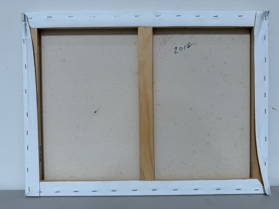 Gerrit Greve (1948-2024, Cardiff by the Sea, CA) Original Acrylic Painting On Canvas 2018 Signed Verso 24 X 18 Estimate $400 - $500 [Photo 5]