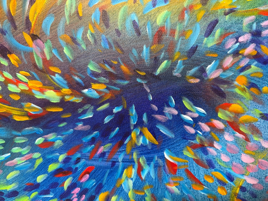 Gerrit Greve (1948-2024, Cardiff by the Sea, CA) Original Acrylic Painting On Canvas 2017 Signed Verso 24 X 18 Estimate $400 - $500 [Photo 2]