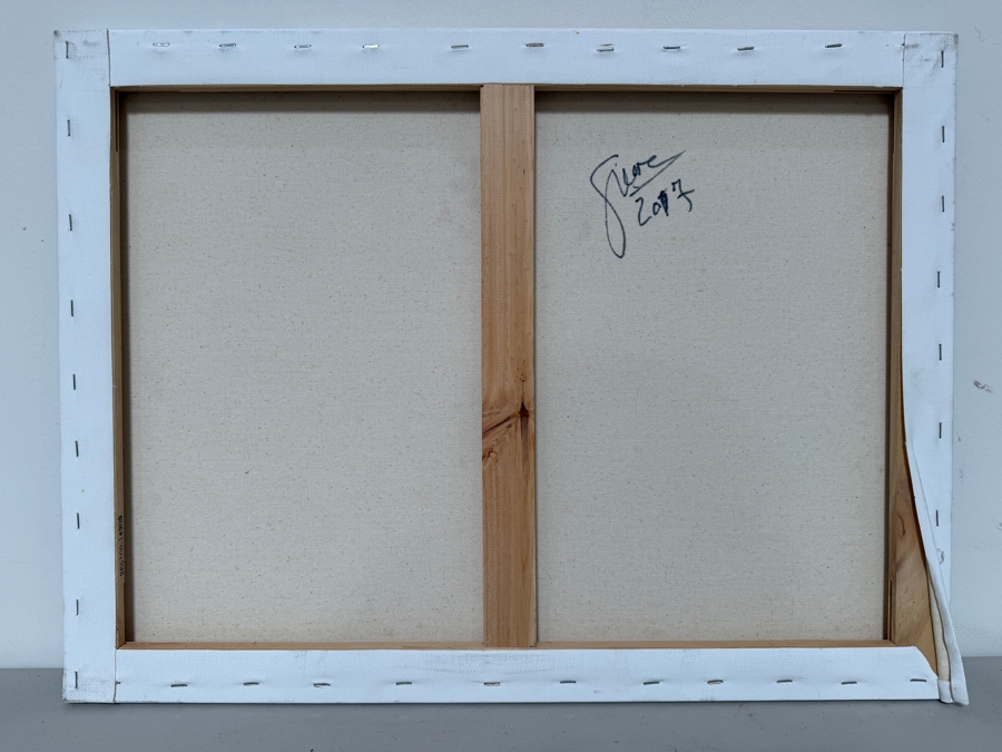 Gerrit Greve (1948-2024, Cardiff by the Sea, CA) Original Acrylic Painting On Canvas 2017 Signed Verso 24 X 18 Estimate $400 - $500 [Photo 5]